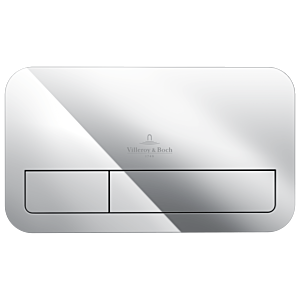 Villeroy & Boch ViConnect E200 92249061 Betätigungsplatte, verchromt, aus Kunststoff