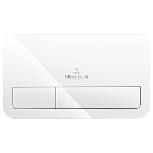 Villeroy &amp; Boch ViConnect E200 flush plate 92249068 white, made of plastic