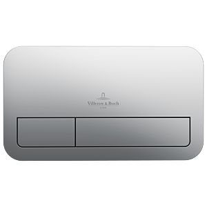 Villeroy & Boch ViConnect E200 92249069 Betätigungsplatte, chrom matt, aus Kunststoff