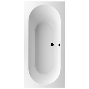 Villeroy und Boch Rechteck-Badewanne UBQ199OBE2V-01 190 x 90 cm, Ablauf mittig, weiß