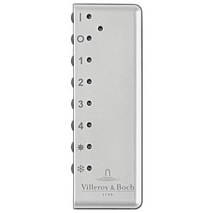 Télécommande Villeroy et Boch Finion G9990200 avec support, 102,5 x 130 x 19 mm