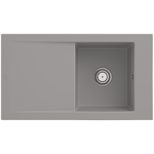 Villeroy & Boch Timeline sink 330701KD with waste set and manual operation, fossil