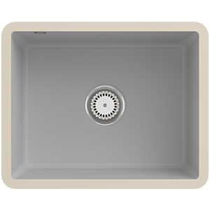 Villeroy und Boch Unterbauspüle 331001SM mit Ablaufgarnitur und Handbetätigung, Steam