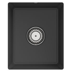 Villeroy und Boch Unterbauspüle 332401i4 mit Ablaufgarnitur und Handbetätigung, Graphit