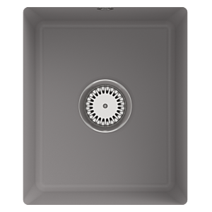 Villeroy und Boch Unterbauspüle 332401KD mit Ablaufgarnitur und Handbetätigung, Fossil