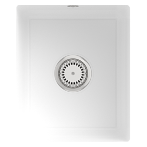 Villeroy und Boch Unterbauspüle 332401R1 mit Ablaufgarnitur und Handbetätigung, weiß