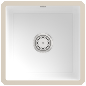 Villeroy et Boch 332501R1 avec ensemble de déchets et fonctionnement manuel, blanc