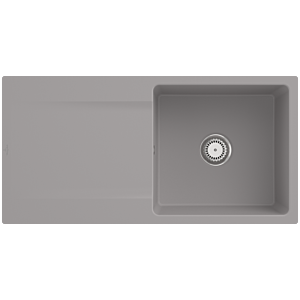 Villeroy et Boch Siluet Villeroy et Boch encastrer 33361FKD avec jeu de déchets et fonctionnement manuel, fossile