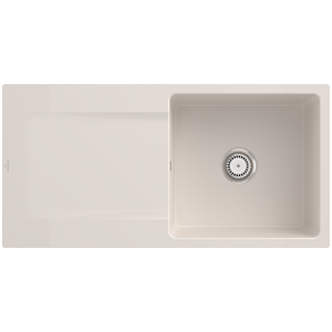 Villeroy et Boch Siluet Villeroy et Boch encastrer 33361FKR avec jeu de déchets et fonctionnement manuel, crema