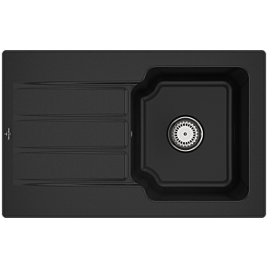 Villeroy and Boch Architectura MetalRim sink 334001J0 Chromite, waste set with manual operation