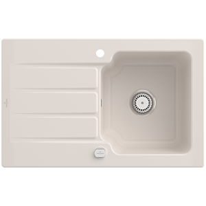 Villeroy and Boch Architectura sink 334002KR Crema, waste fitting with eccentric operation