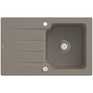 Villeroy and Boch Architectura sink 334002TR Timber, waste fitting with eccentric operation