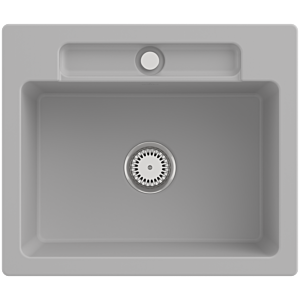 Villeroy et Boch Siluet évier 334601SM avec garniture de vidage et fonctionnement manuel, vapeur