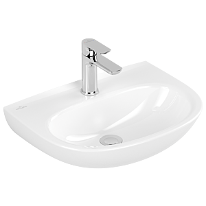 Villeroy et Boch O.novo lavabo 43405101 50x38cm, ovale, trou pour robinetterie sans trop-plein, blanc