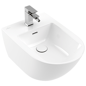 Villeroy et Boch Subway 3.0 mur Bidet 44700001 37,5x56cm, 2000 , avec trop-plein, blanc