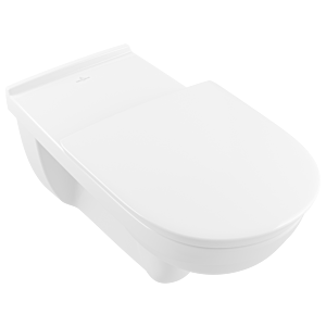Villeroy & Boch O.Novo Wand Tiefspül WC 4601R0T2 Vita,weiß AntiBac cplus,spülrandlos,Ausladung 70cm