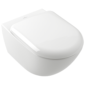 Villeroy & Boch Antao Wand Tiefspül WC 4674T0R1 Abgang waagerecht, mit TwistFlush, weiß c-plus