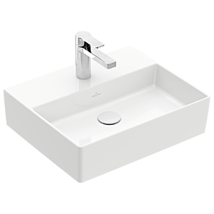 Villeroy & Boch Memento 2.0 Waschtisch 4A225101 50 x 42 cm, weiß alpin, mit Hahnloch, ohne Überlauf