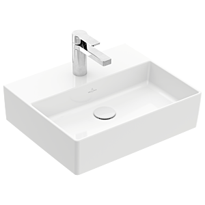 Villeroy & Boch Memento 2.0 Waschtisch 4A2251R1 50 x 42 cm, weiß alpin C-plus, mit Hahnloch, ohne Überlauf