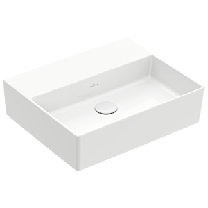 Villeroy und Boch Memento 2.0 Waschtisch 4A225301 50x42cm, ohne Hahnloch & Überlauf, Weiß