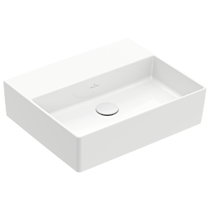 Villeroy und Boch Memento 2.0 Waschtisch 4A225F01 50x42cm, ohne Hahnloch & Überlauf, Weiß