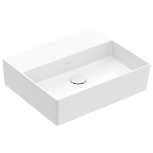Villeroy und Boch Memento 2.0 Waschtisch 4A225FR1 50x42cm, ohne Hahnloch & Überlauf, Weiß C+