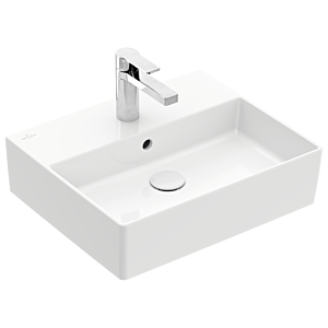 Villeroy und Boch Memento 2.0 Waschtisch 4A225G01 50x42cm, mit Hahnloch und Überlauf, Weiß