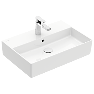Villeroy und Boch Memento 2.0 Waschtisch 4A226001 60x42cm, mit Hahnloch und Überlauf, Weiß