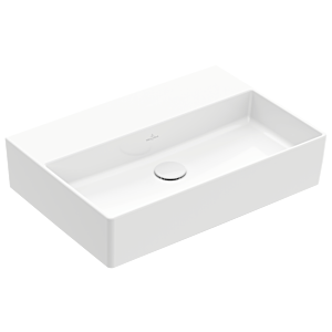 Villeroy und Boch Memento 2.0 Waschtisch 4A226301 60x42cm, ohne Hahnloch & Überlauf, Weiß