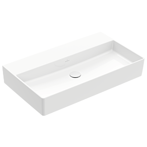Villeroy und Boch Memento 2.0 Waschtisch 4A228301 80x47cm, ohne Hahnloch & Überlauf, Weiß