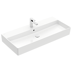 Villeroy und Boch Memento 2.0 Waschtisch 	4A22A501 100x47cm, mit Hahnloch und Überlauf, Weiß