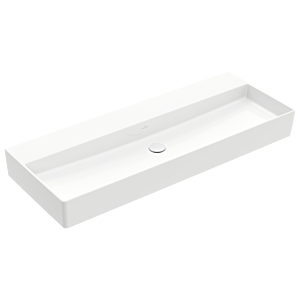 Villeroy und Boch Memento 2.0 Waschtisch 4A22CFR1 120x47cm, ohne Hahnloch & Überlauf, Weiß C+