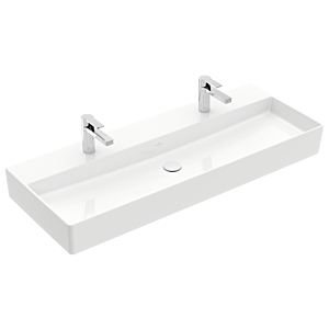 Villeroy & Boch Memento 2.0 Waschtisch 4A22CG01 120 x 47 cm, weiß alpin, mit Hahnloch, ohne Überlauf