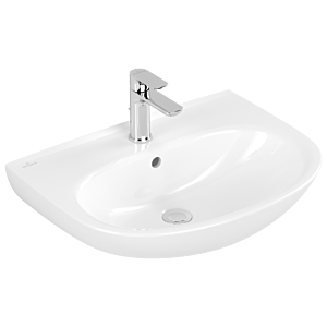 Villeroy and Boch O.novo washbasin 4A406001 60x46cm, oval, tap hole with overflow, white