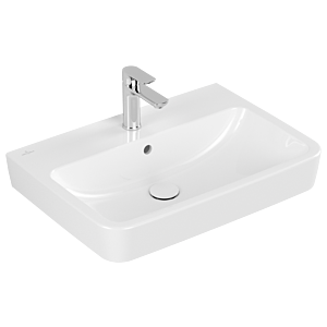 Villeroy und Boch O.novo Waschtisch 4A416501 65 x 46 cm, 1 Hahnloch, eckig, mit Überlauf, weiß