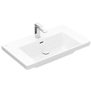 Villeroy and Boch Subway 3.0 washbasin 4A708001 80x47cm, with 2000 tap hole / with overflow, white