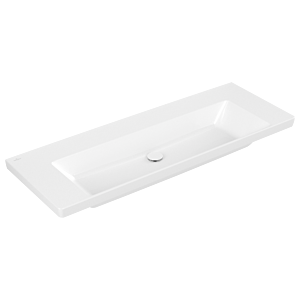 Villeroy and Boch Subway 3.0 washbasin 4A70D3R1 130x47cm, without tap hole / without overflow, white C-plus