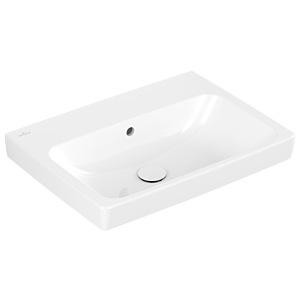 Lavabo Villeroy et Boch Architectura 4A876JT2 60x44,5cm, sol, avec trop-plein, blanc AntiBac C-plus
