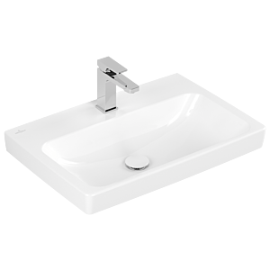 Villeroy and Boch Architectura washbasin 4A87KLT2 65x44.5cm, ground, 1 tap hole, without overflow, white AntiBac C-plus