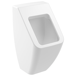 Villeroy und Boch Venticello Absaug-Urinal 5504R0RW Stone White C-plus, ohne Deckelbefestigung