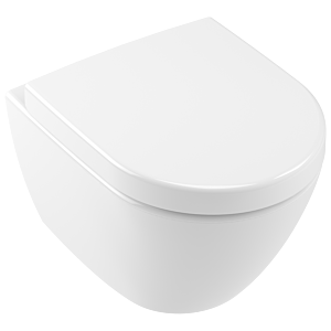 Villeroy & Boch Cuvette à fond creux Compact, sans bride Subway 2.0 5606R001 355 x 480 mm Blanc DirectFlush