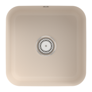 Villeroy und Boch Unterbauspüle 670301FU mit Ablaufgarnitur, Handbetätigung, Befestigungssatz, Ivory