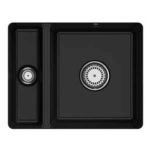 Villeroy et Boch comptoir match0 675801J0 avec garniture d&#39;écoulement et fonctionnement manuel, chromite