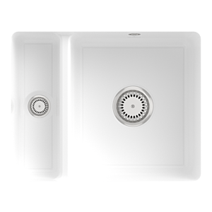 Villeroy and Boch 675801R1 with waste set and manual override, white