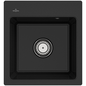 Villeroy et Boch Évier à Subway avec garniture de vidage et fonctionnement manuel, chromite