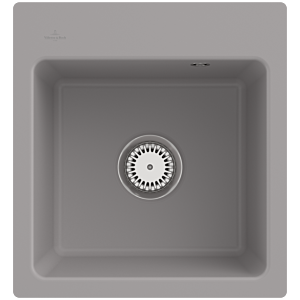 Villeroy et Boch Évier de Subway avec garniture de vidage et fonctionnement manuel, Fossil