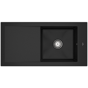 Villeroy & Boch Timeline sink 679001J0 with waste set and manual operation, chromite