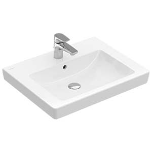 Villeroy & Boch washstand Subway 2.0 711360R1 60 x 47 cm, white Ceramicplus, with overflow