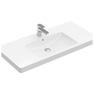 Villeroy & Boch Subway 2.0 Waschtisch 71758001 80 x 47 cm, weiss, mit Überlauf und Hahnloch