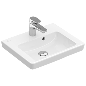 Villeroy & Boch Waschtisch Subway 2.0 73155G01 50 x 40 cm, weiss, mit Hahnloch und Überlauf